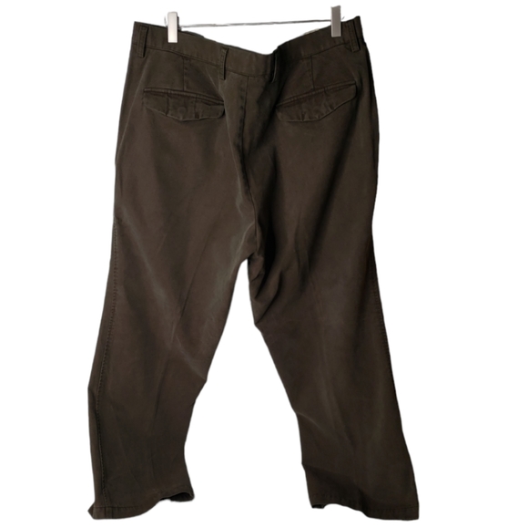 Dockers Flat Front Classic Fit Tencel Blend Weatherd Soft Casual Pants 38×29 - Picture 10 of 11